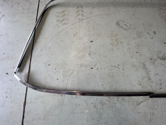 1966/67 Coronet 2 Door Post/4 Door SEDAN Rear Window Chrome Trim - GREAT SHAPE
