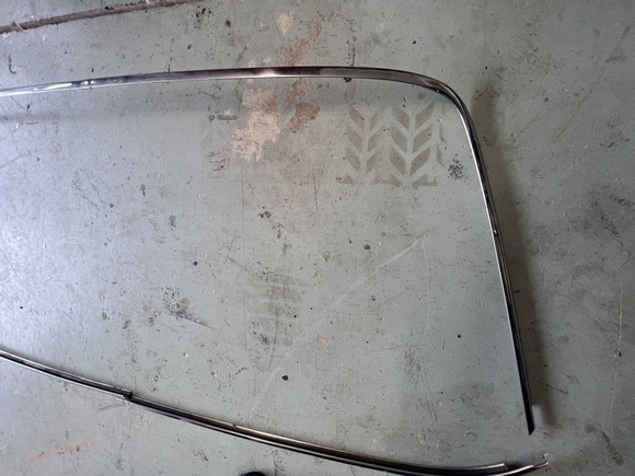 1966/67 Coronet 2 Door Post/4 Door SEDAN Rear Window Chrome Trim - GREAT SHAPE