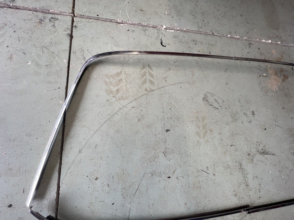 1966/67 Coronet 2 Door Post/4 Door SEDAN Rear Window Chrome Trim - GREAT SHAPE
