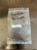 1966-1967 B-Body Mopar Sunvisors w/ Hardware - Blue - USED OEM-5