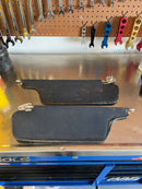 1966-1967 B-Body Mopar Sunvisors w/ Hardware - Blue - USED OEM-1