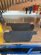 1966-1967 B-Body Mopar Sunvisors w/ Hardware - Blue - USED OEM