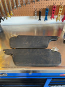 1966-1967 B-Body Mopar Sunvisors w/ Hardware - Blue - USED OEM-4